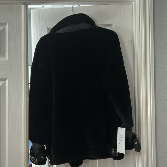 Shearling motorcycle jacket - Picture 3 of 3